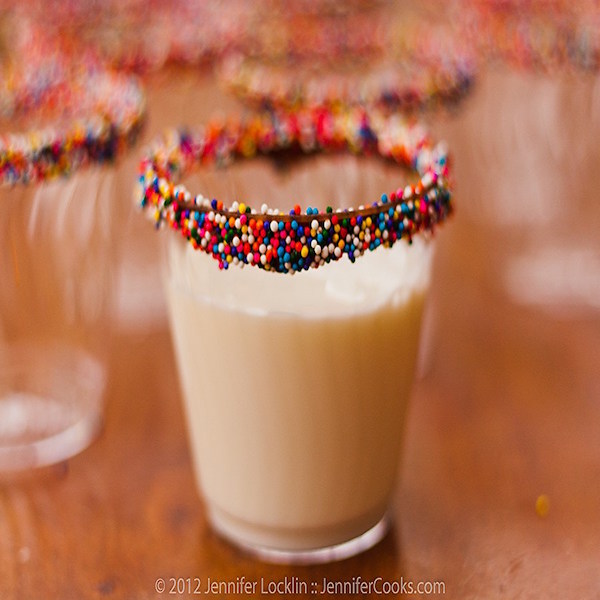 sprinkled dipped cups