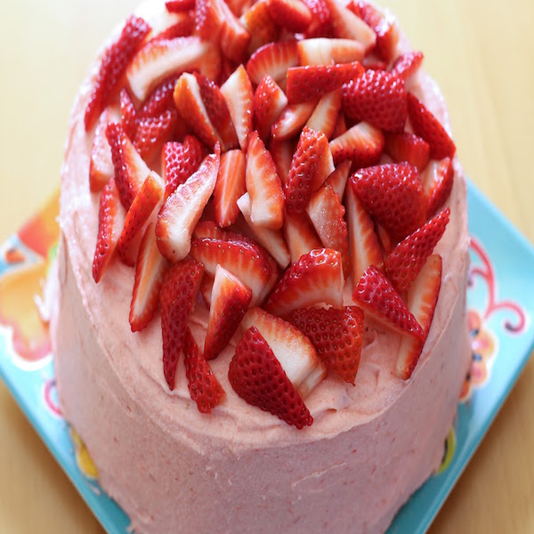 strawberry frosting