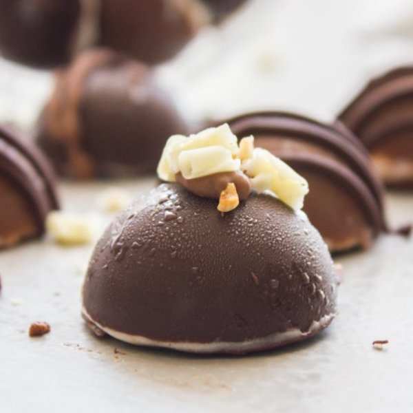 homemade ice cream chocolate truffles