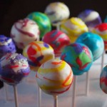 marble cake pops