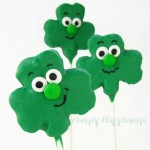 rice krispies treats shamrocks