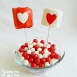 valentines marshmallow pops