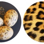 leopard print easter egg