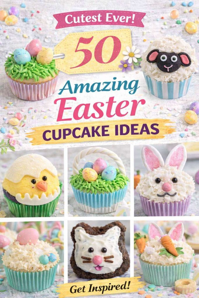 50 Fun, Easy and Creative Easter Cupcake Ideas and Recipes – Edible Crafts