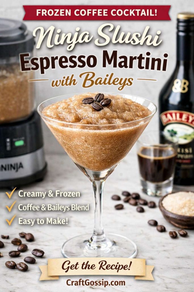 Ninja Slushi Espresso Martini Recipe with Baileys