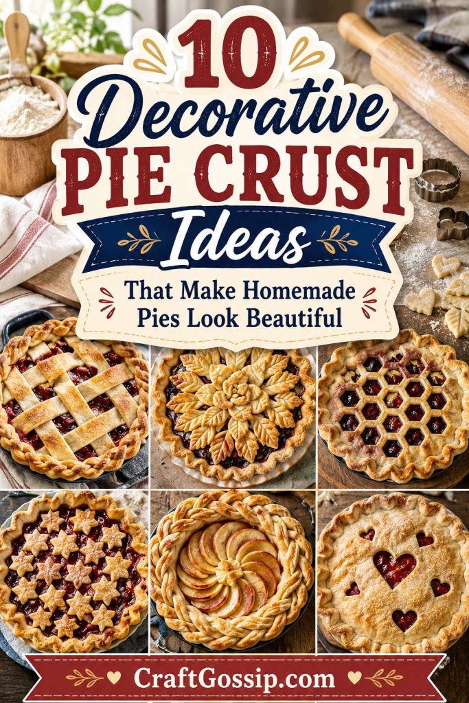 10 Decorative Pie Crust Ideas That Make Homemade Pies Look Beautiful