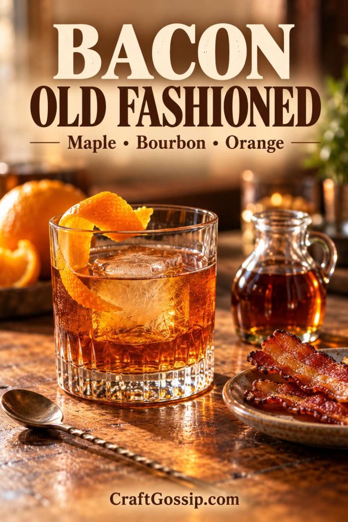 Bacon Old Fashioned Cocktail: How to Make Bacon-Infused Bourbon at Home