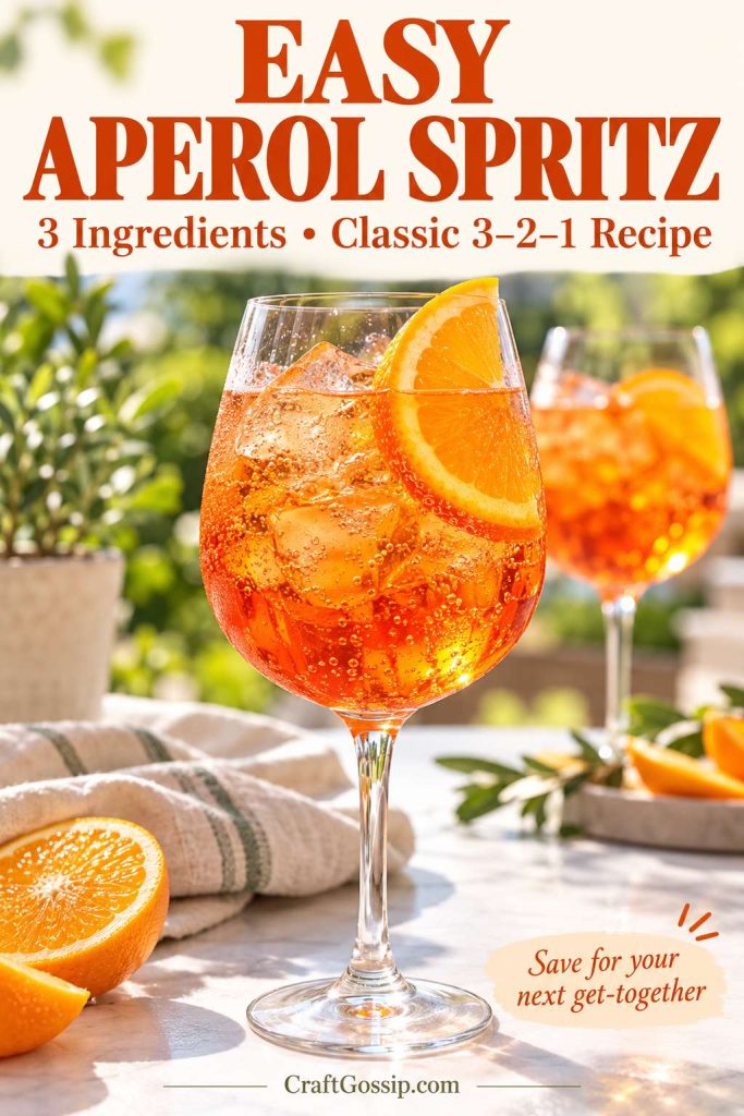 Easy Aperol Spritz Recipe: A Classic Cocktail With Just 3 Ingredients