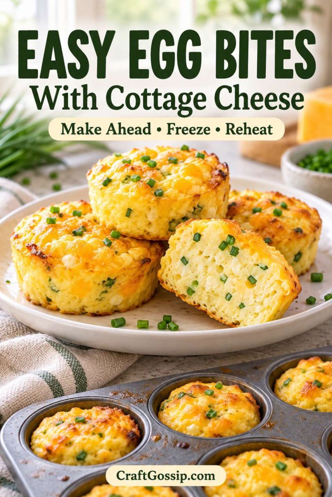 Easy Egg Bites Recipe With Cottage Cheese: Make-Ahead Breakfast in a Muffin Tin