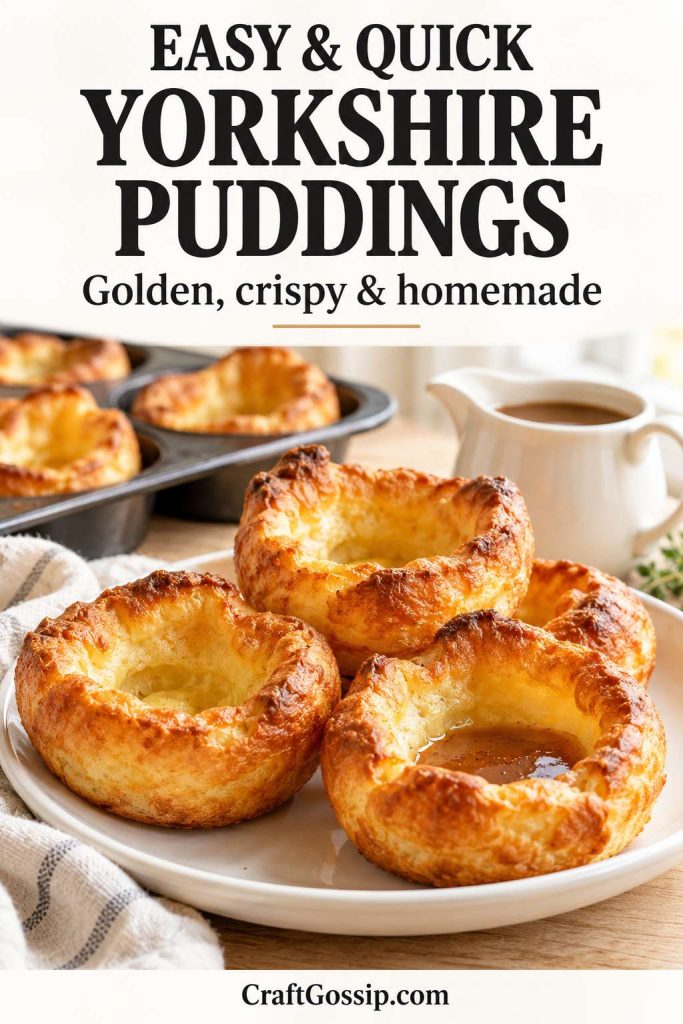 Easy and Quick Yorkshire Puddings: How to Make Yorkshire Pudding From Scratch